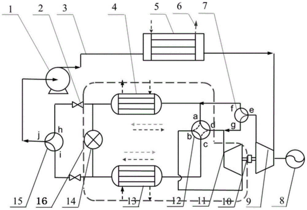 A combined cooling, heating and power generation system driven by low-grade waste heat