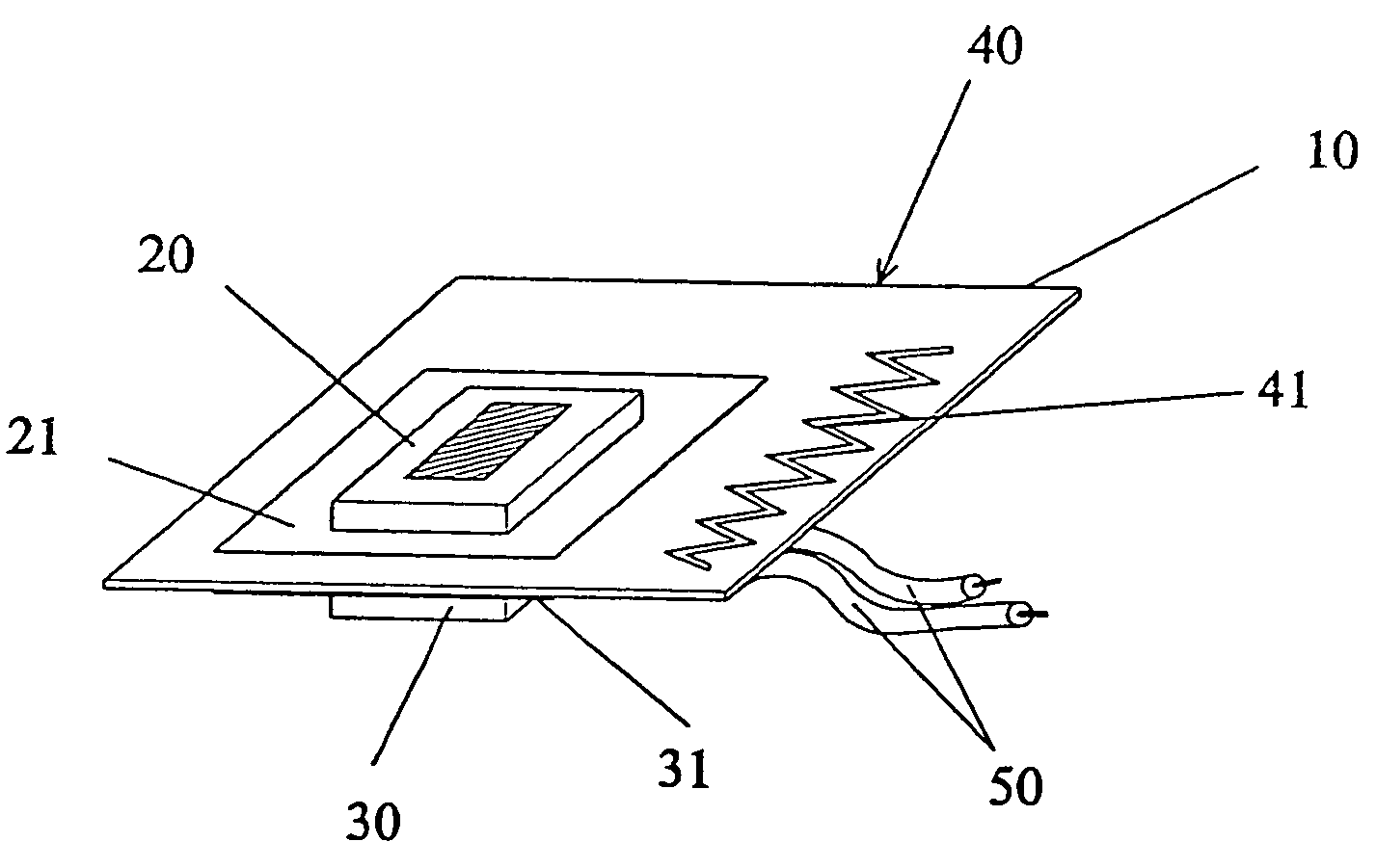 GPS/DAB and GSM hybrid antenna array