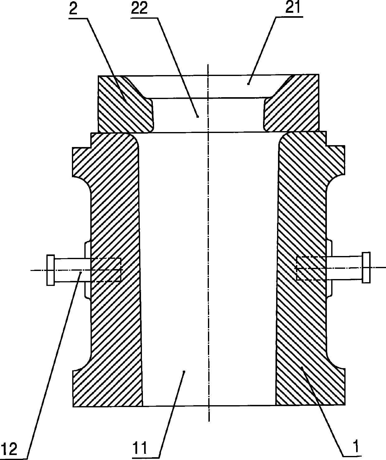 Wind-electricity shaft forging die