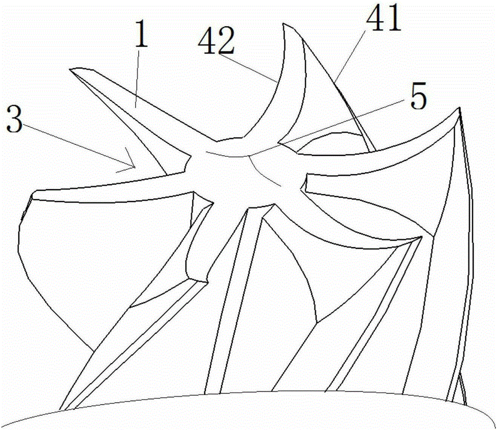 Drilling and milling composite tool for fiber composite material and drilling and milling method for fiber composite material