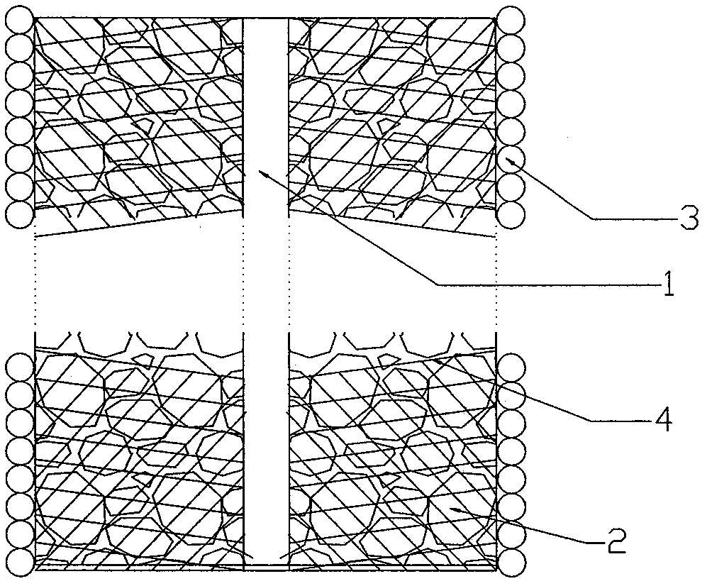 Ecological overtopping dam and construction method thereof