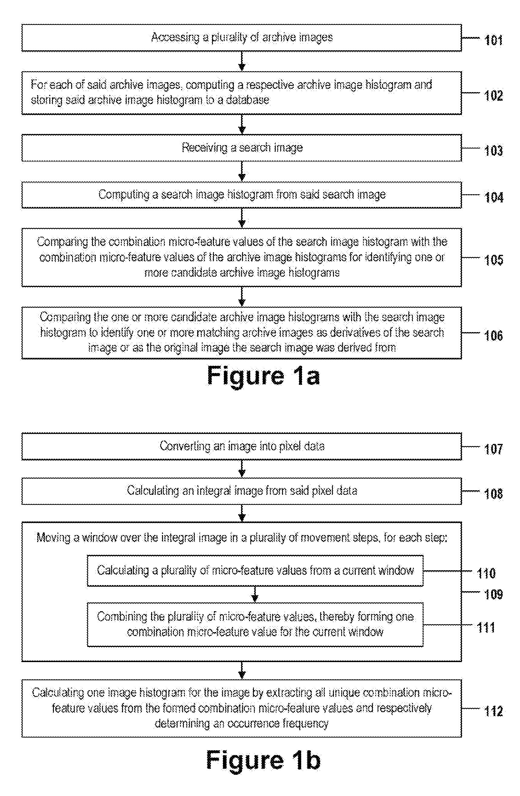 Method for Identifying Pairs of Derivative and Original Images