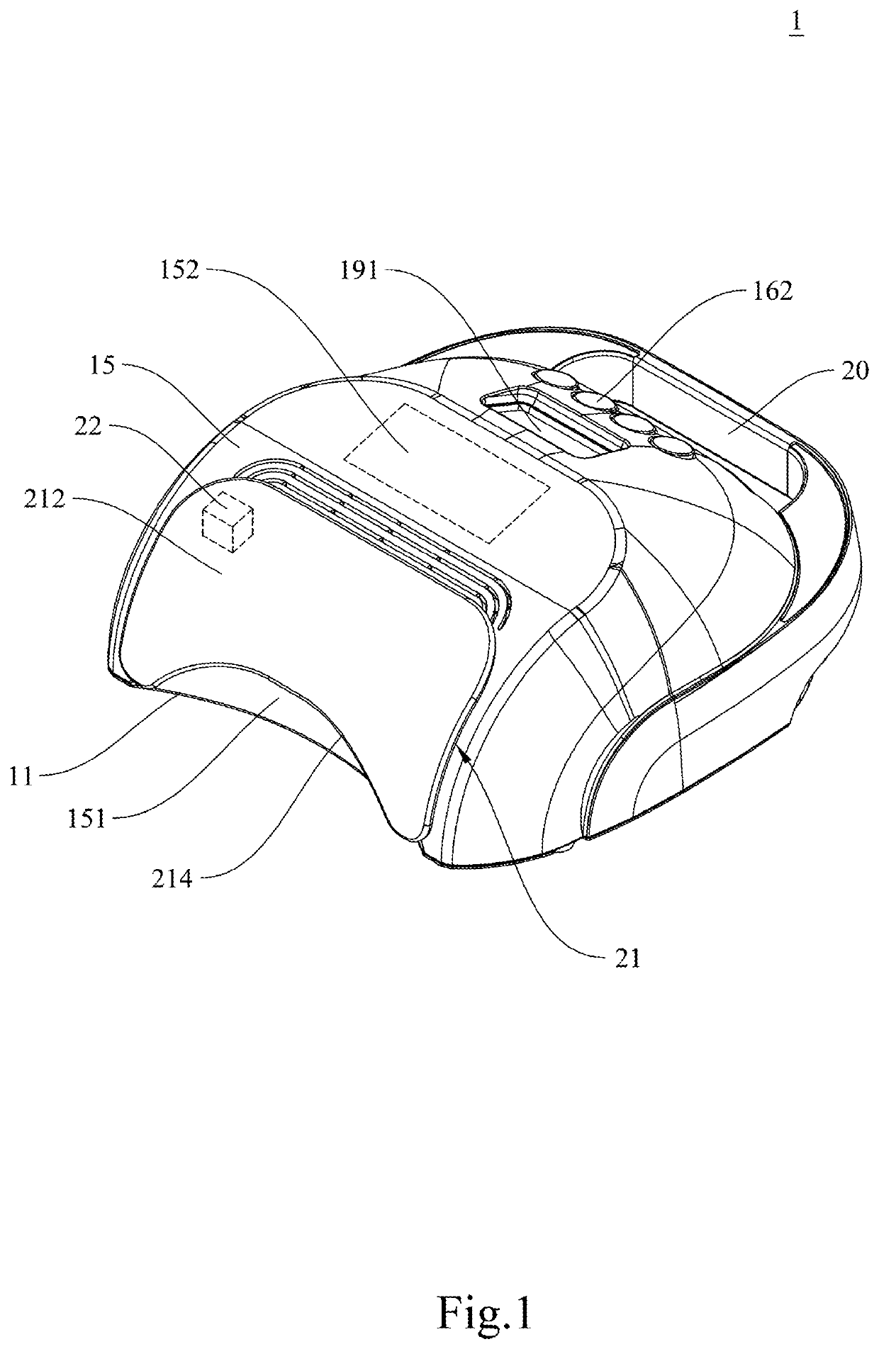 Battery-powered photocuring device, an exchangeable-battery photocuring device, an exchangeable-battery photocuring device with a slidable lid, and a portable battery photocuring device with a slidable lid