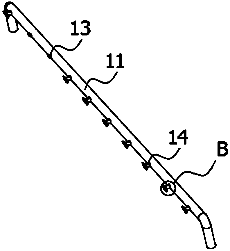 Dust removing mechanism of side wall type plate placing machine