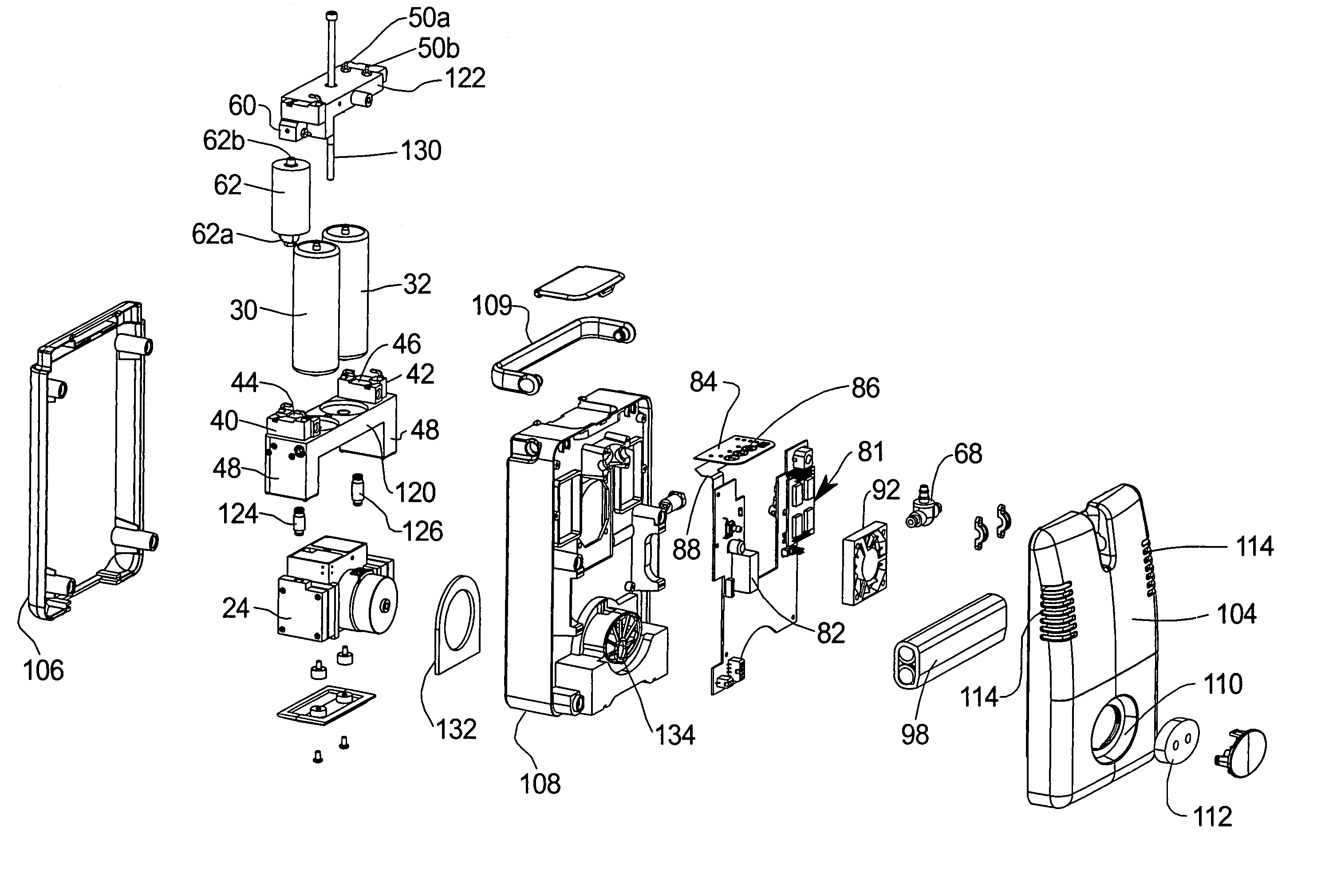 Mini-portable oxygen concentrator