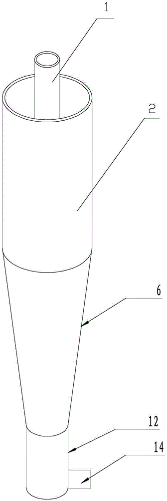 Spiral three-phase media separator