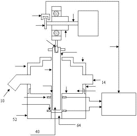 Additional sand trap of base of measuring chamber of probe of streaming potential online measuring apparatus