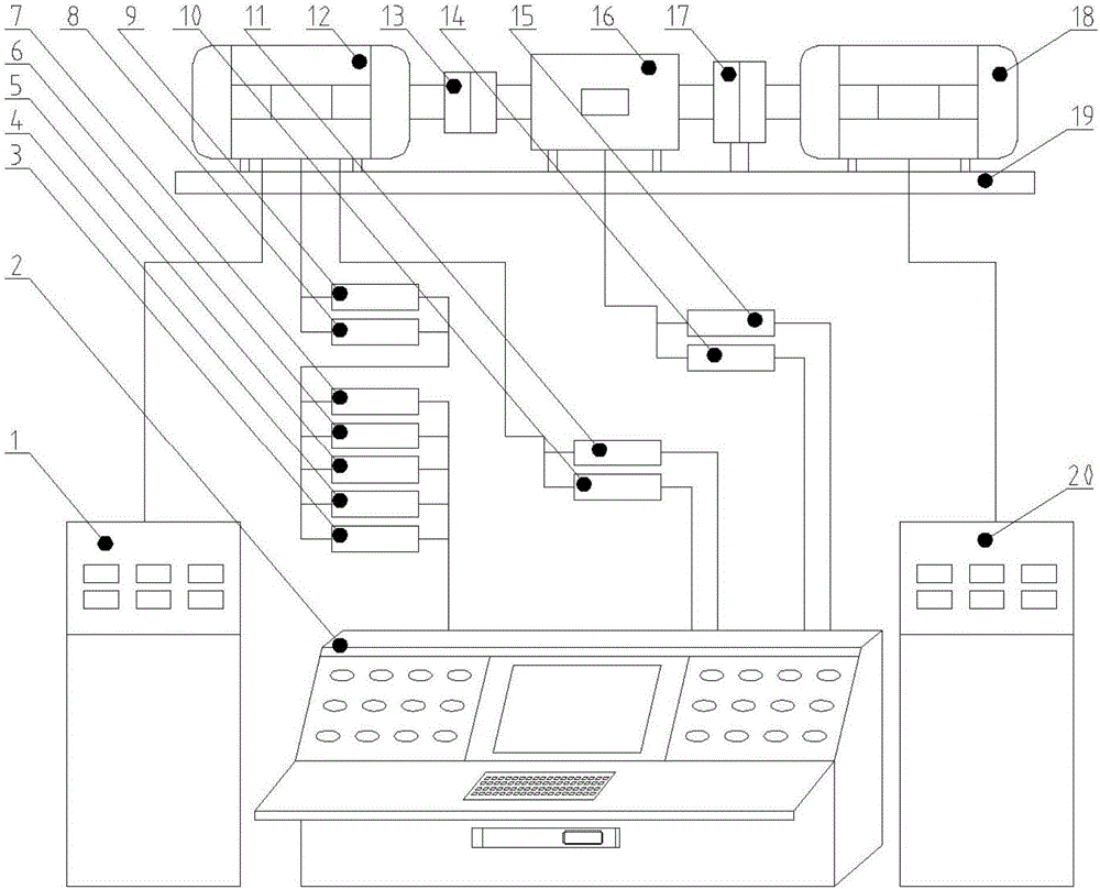 Pit-buried cryogenic motor type experiment device and tested motor temperature rise calculating method