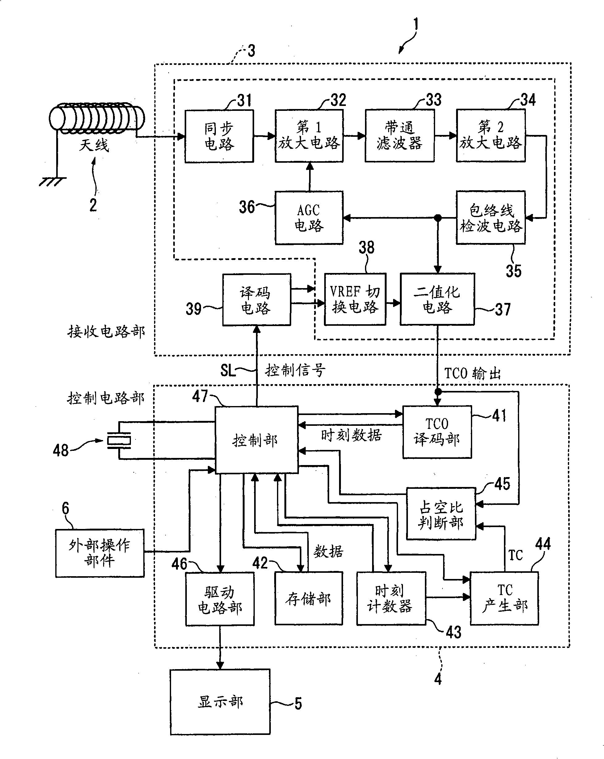 Radio-controlled timepiece and control method for a radio-controlled timepiece