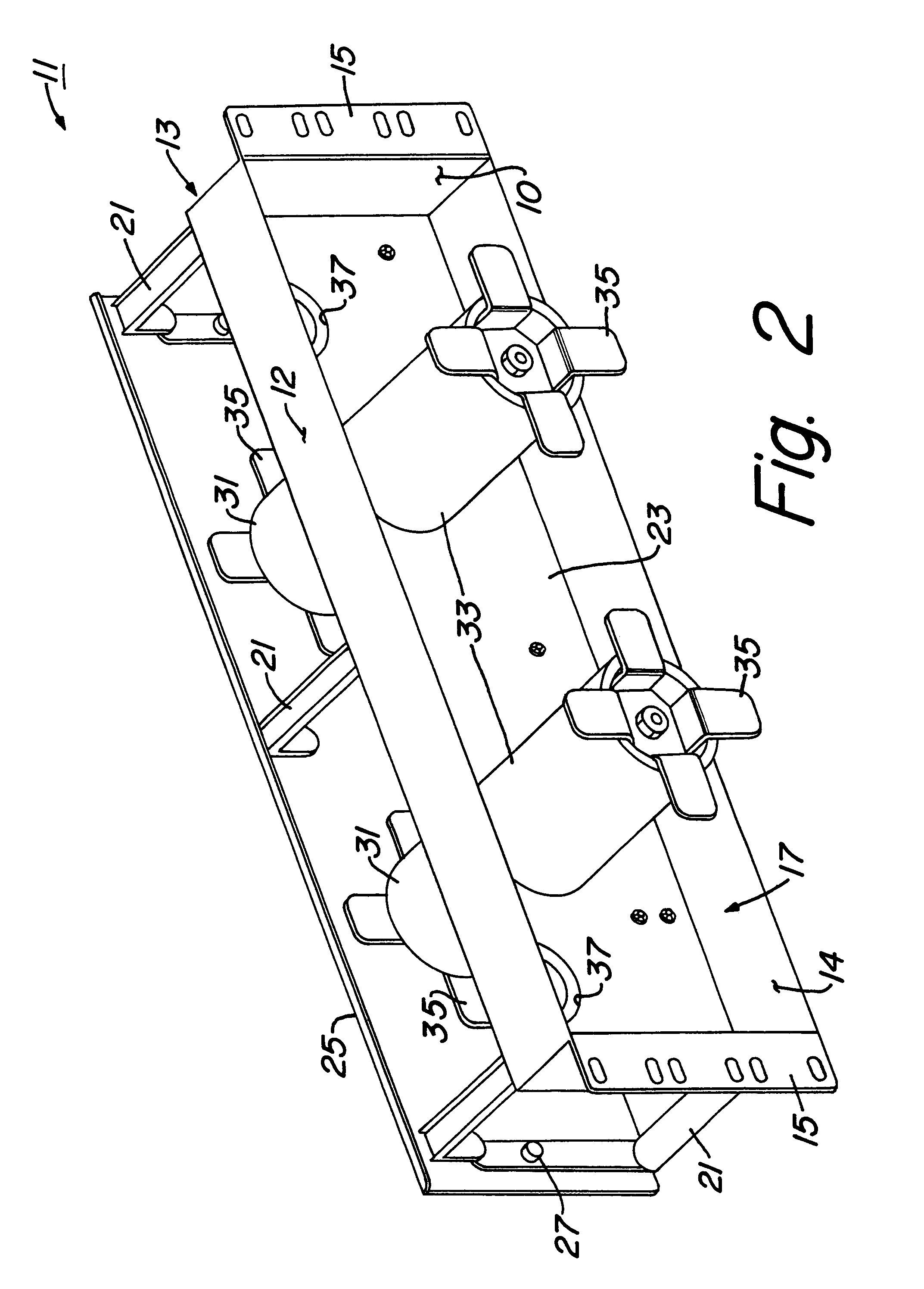 Panel for managing jumper storage