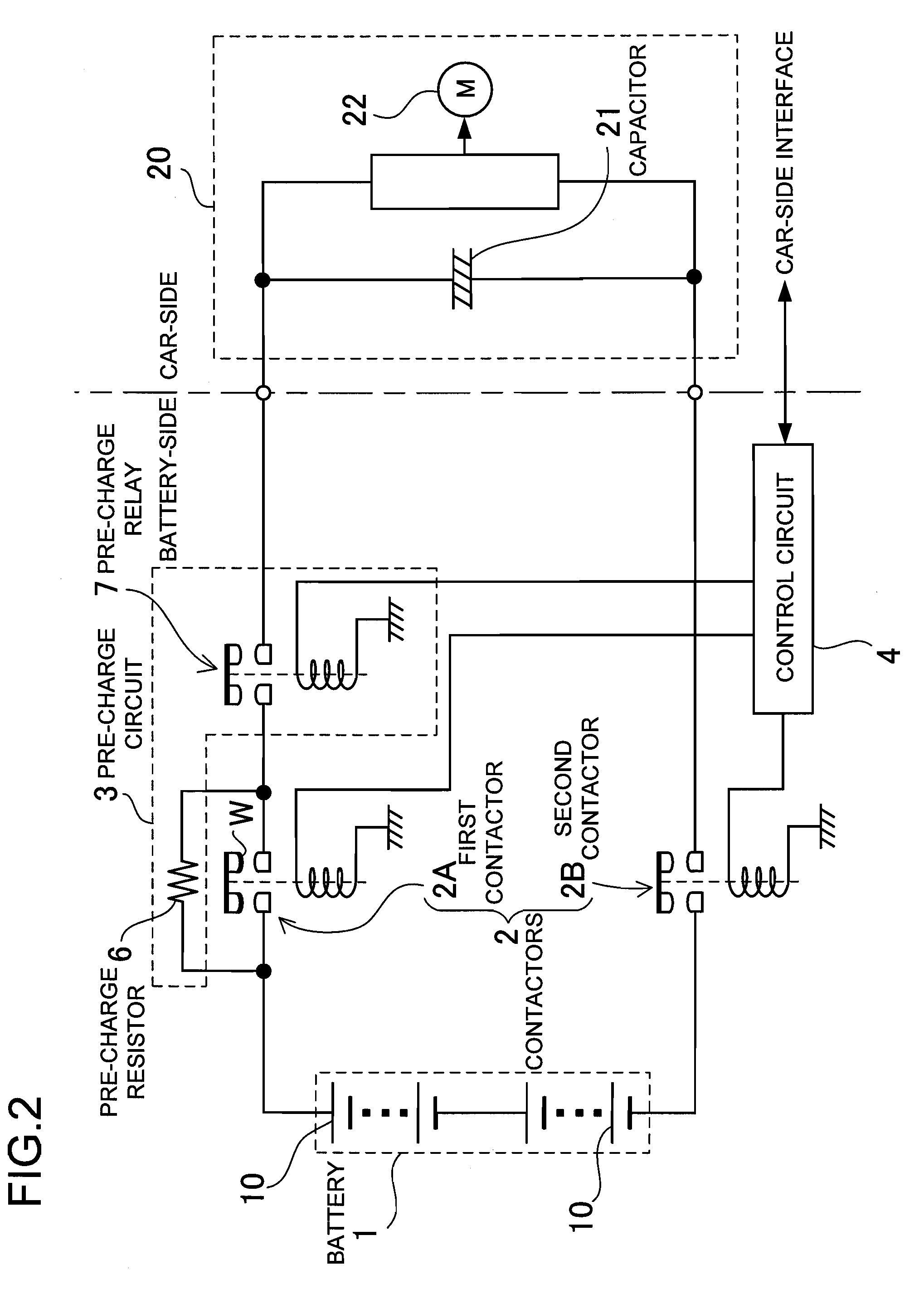 Car power source apparatus