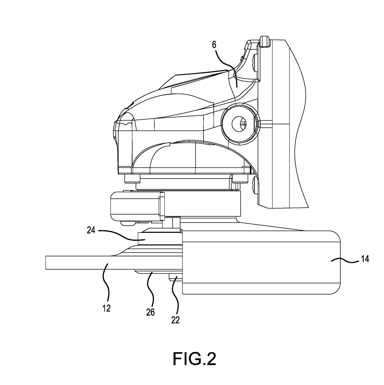 Electric rotary tool with braking