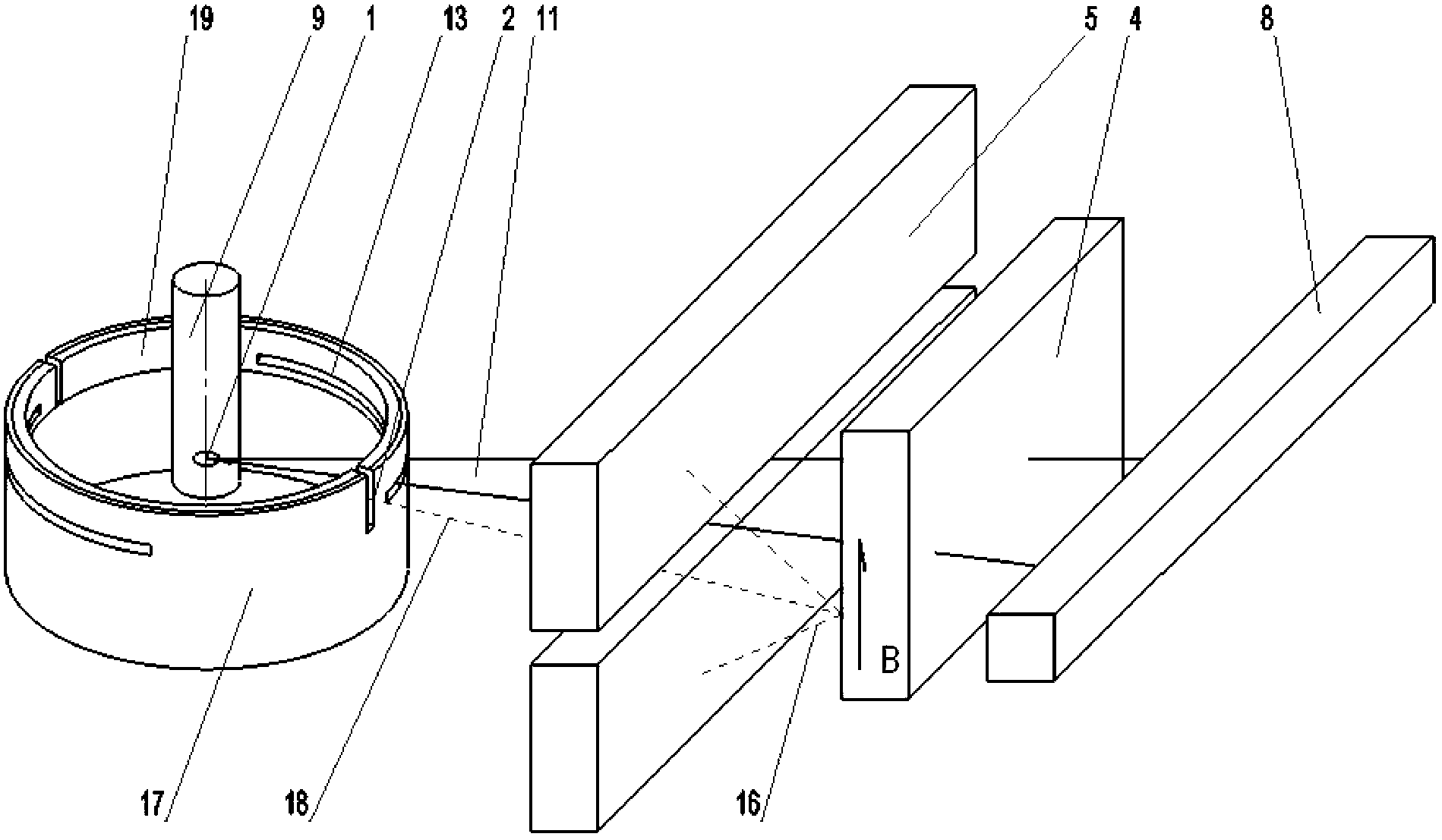 Backscatter and transmission combined safety detector of X rays