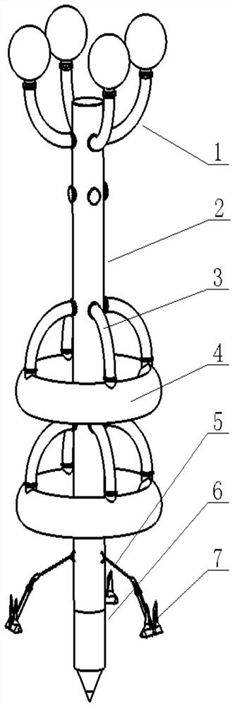 A deep-sea space station safety structure