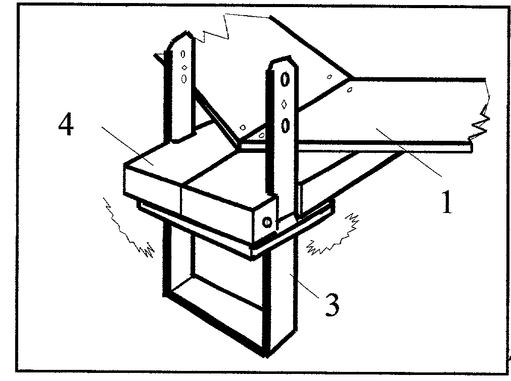 Octagonal post anchor template