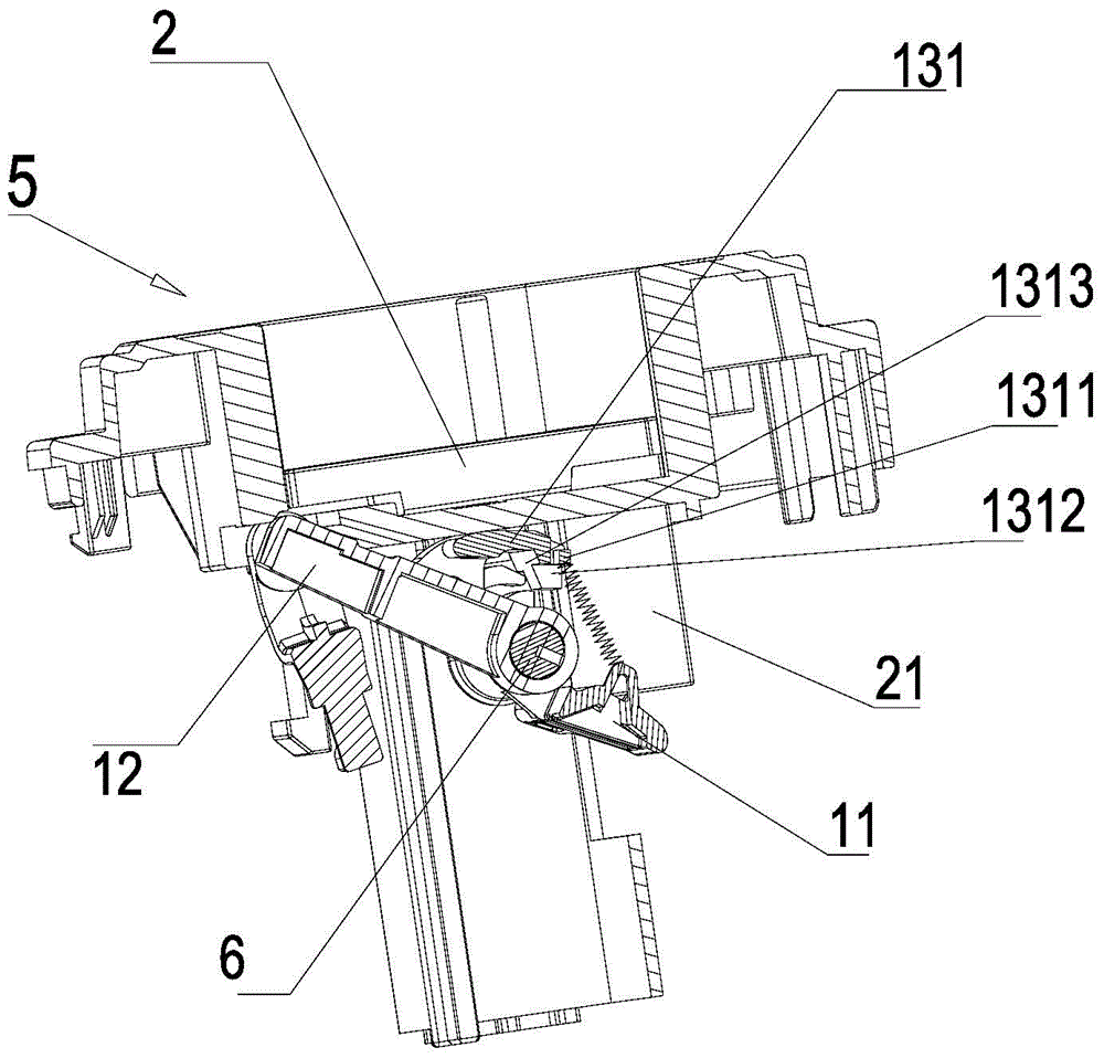 Detachable lever assembly for drain valve