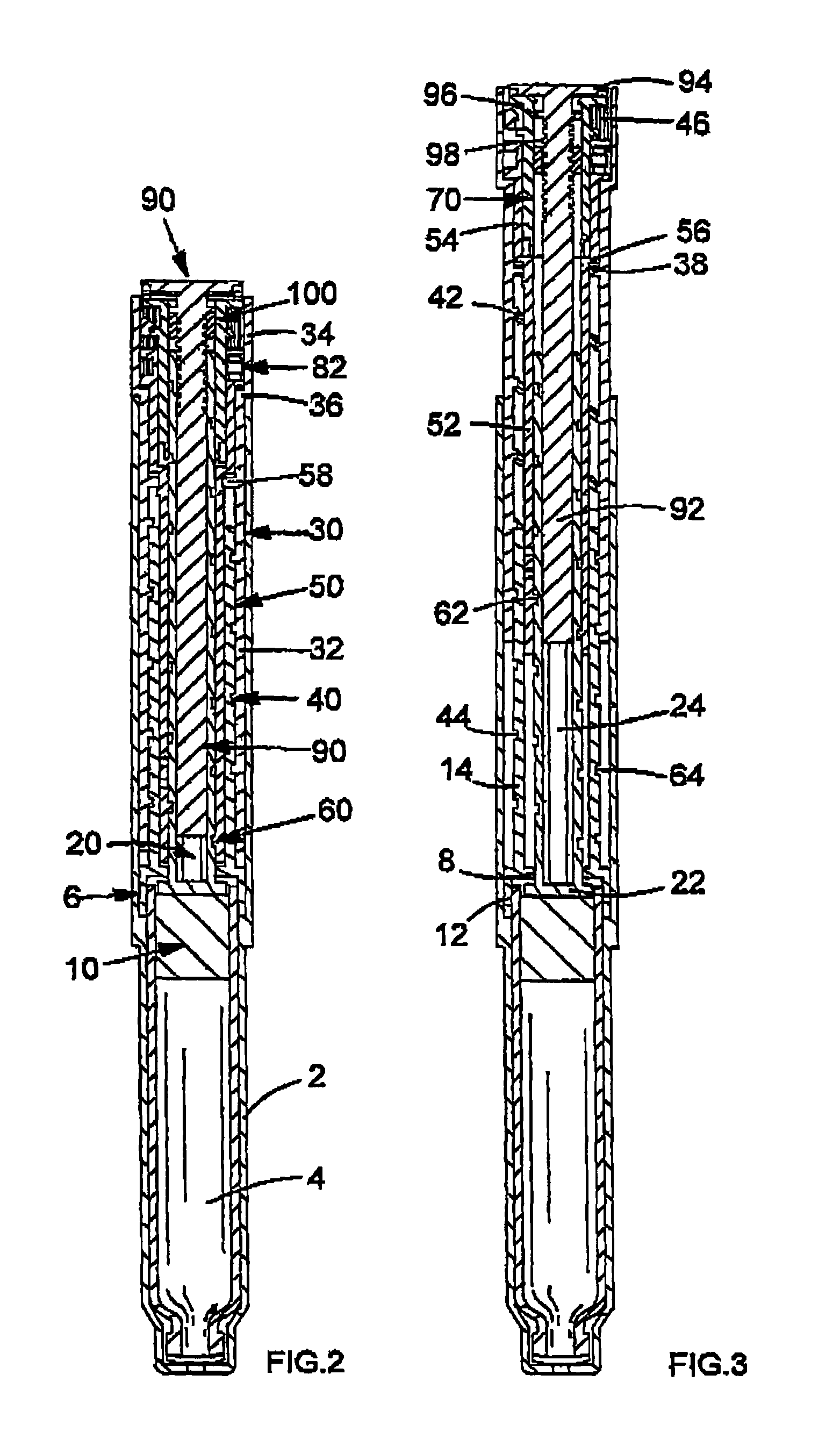 Drive mechanisms suitable for use in drug delivery devices