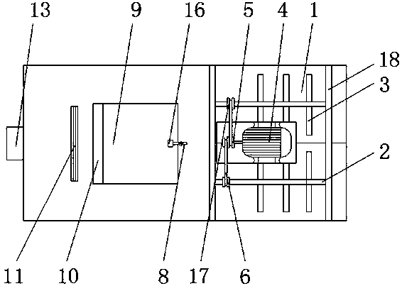 Mechanical algae removal device