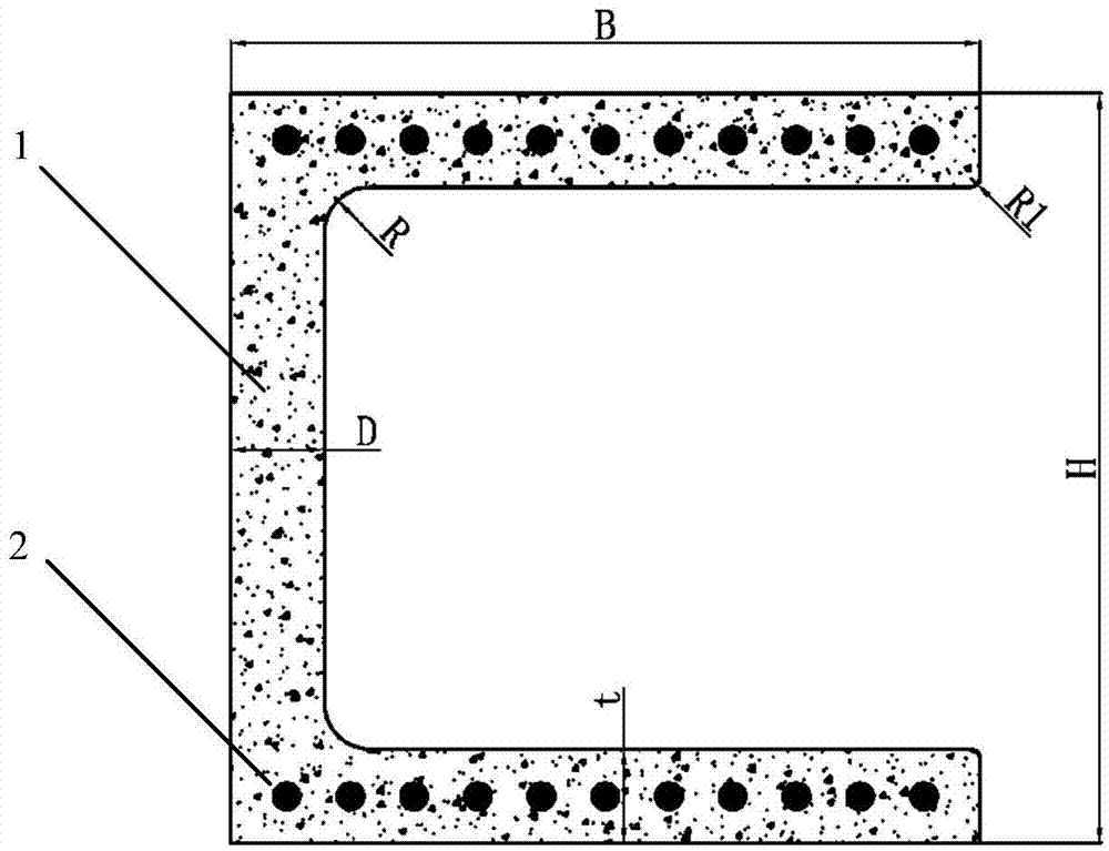 Ultra-high performance cement based groove type profile