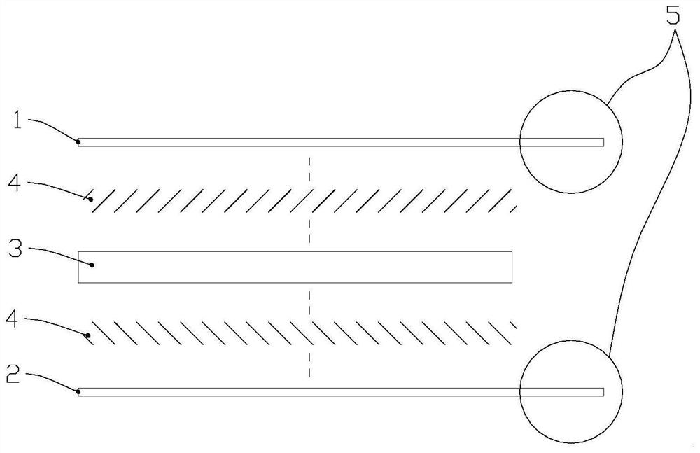 Sample piece for testing peel strength of paper-based material, manufacturing method and testing method