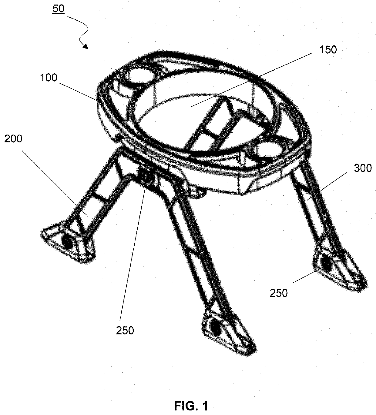 Apparatus for holding a container on an uneven surface