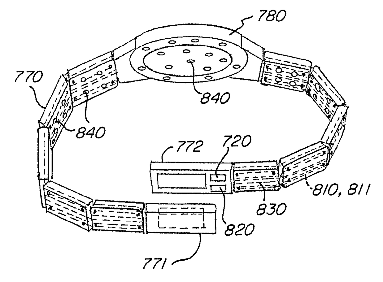 Self-fitting, self-adjusting, automatically adjusting and/or automatically fitting magnetic clasp