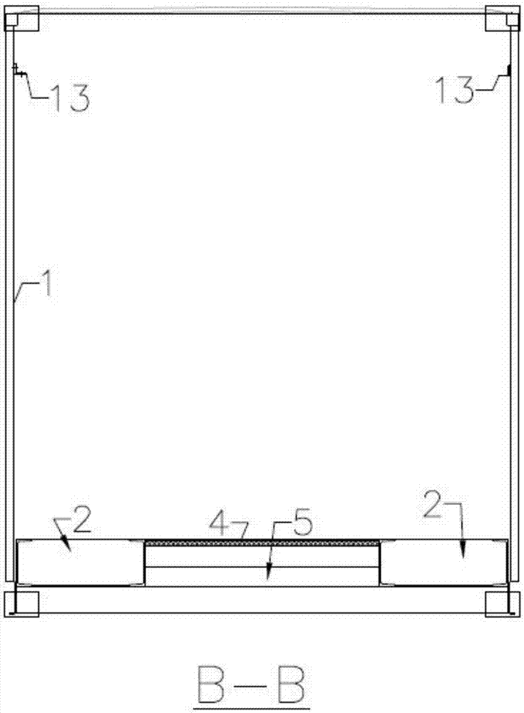 Container type electrical control cabinet