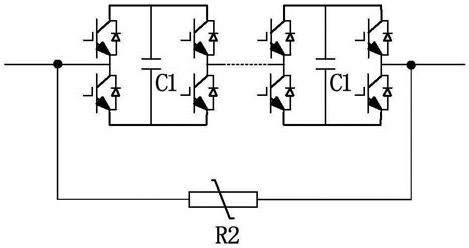 Mixed-type high-voltage DC breaker and implementation method thereof