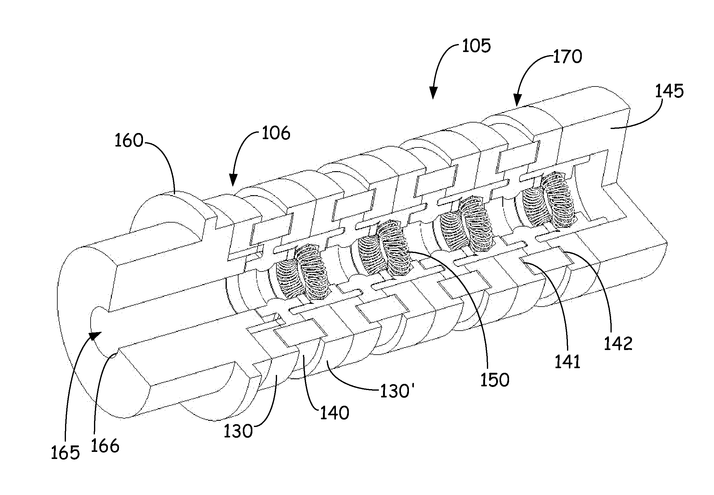 Diffusion bonded lead connector