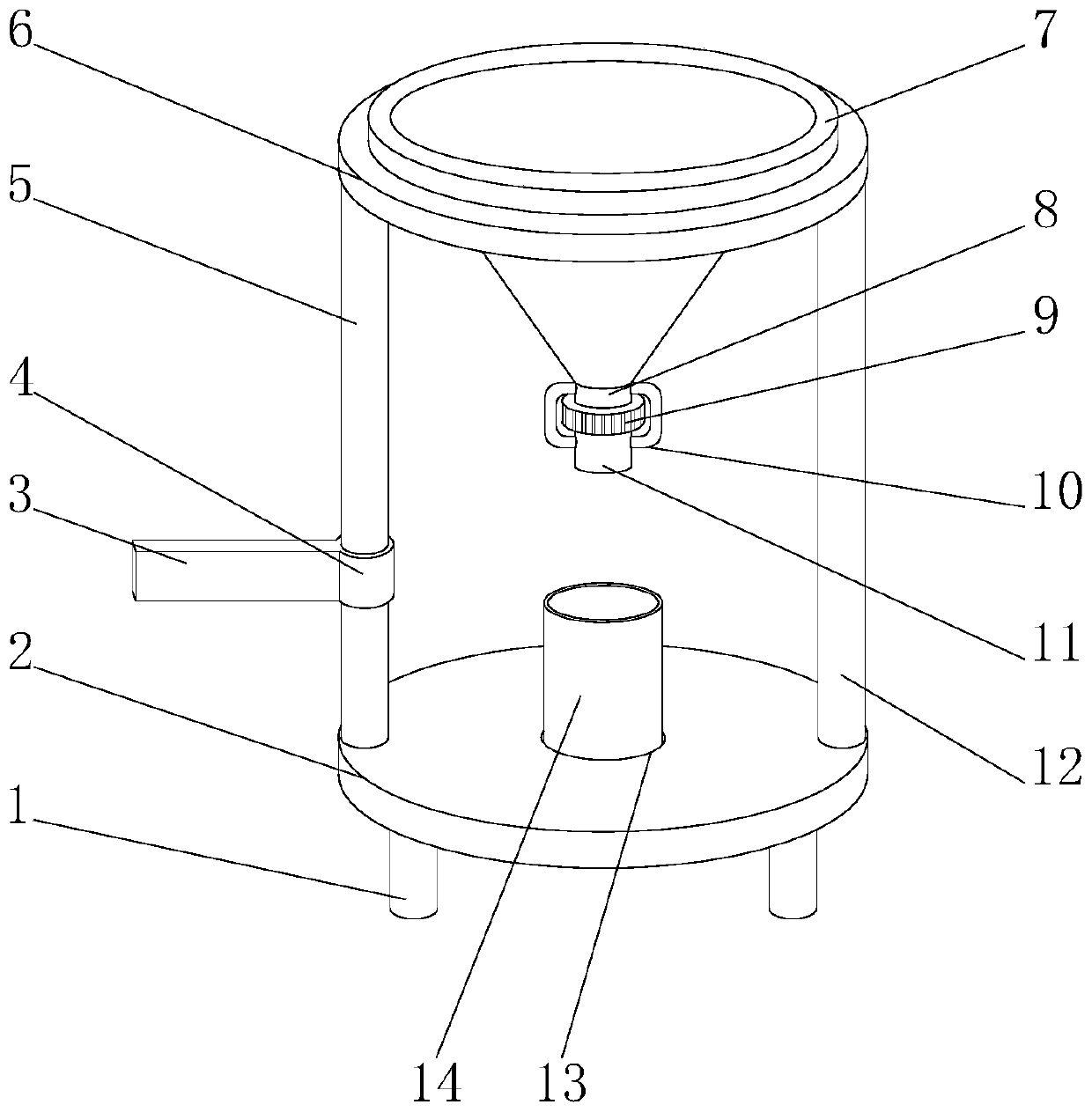 Fracturing fluid proppant volume density tester