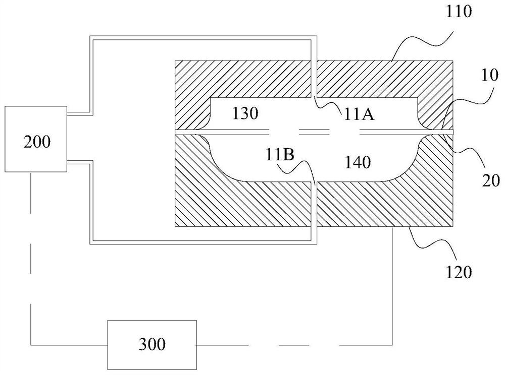 Method and system for preparing curved glass plate, glass cover plate and electronic device