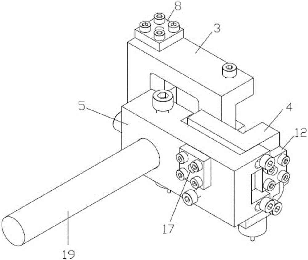 Three-axis fine adjustment device used for machine tool machining