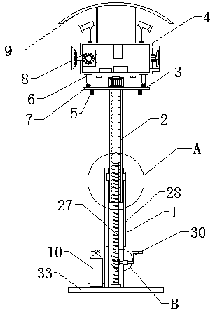 Convenient-to-drive garden fire monitoring device