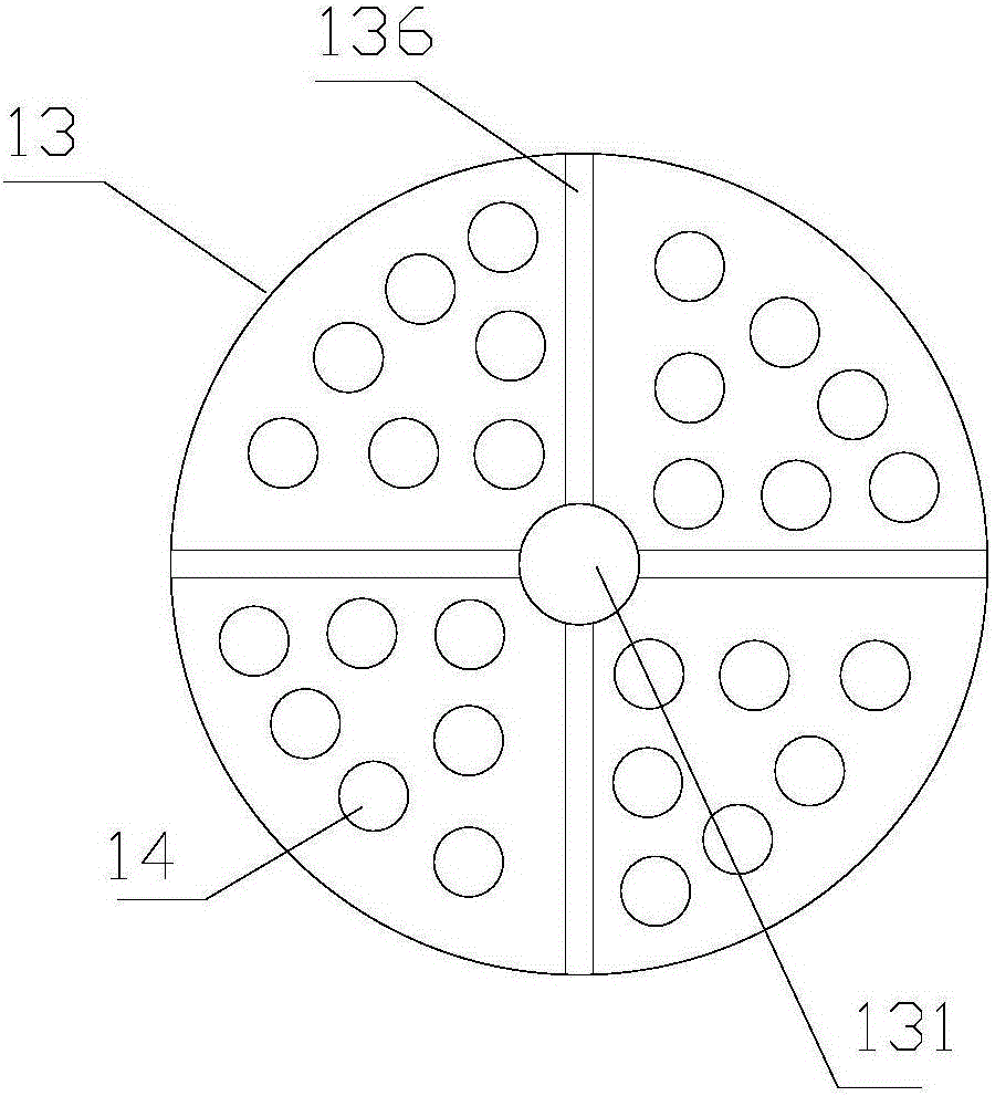 Water-based paint grinding system with circular opposite flushing function