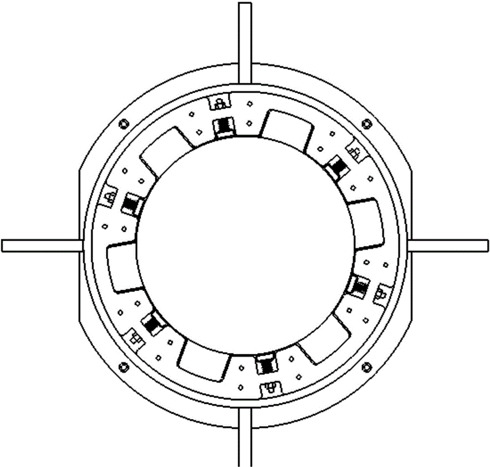 Rotary disc for large-diameter lens coating clamp