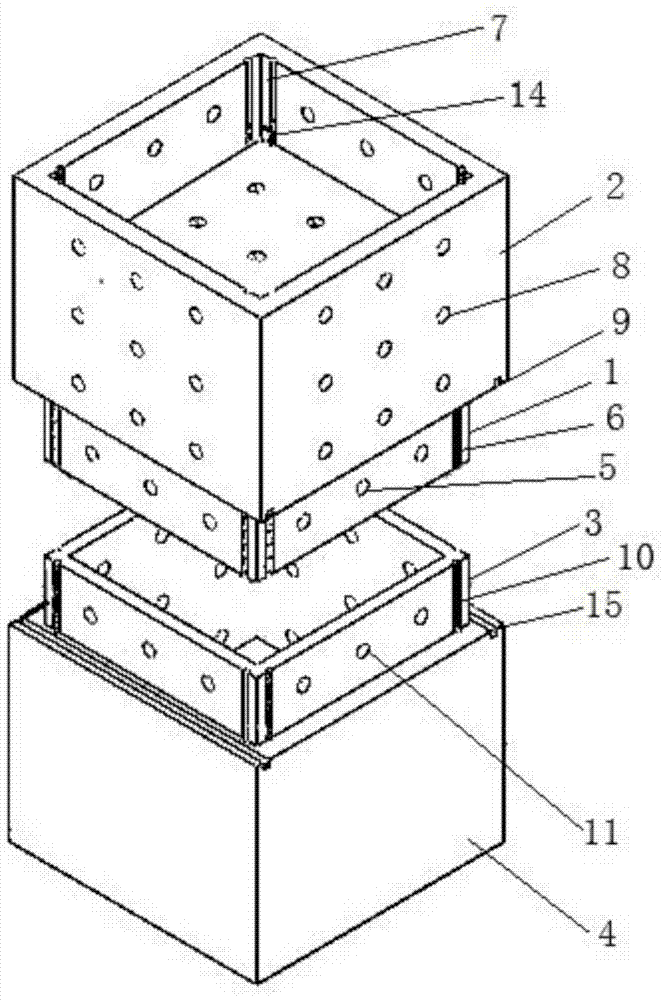 An adaptive structural plane shear box device