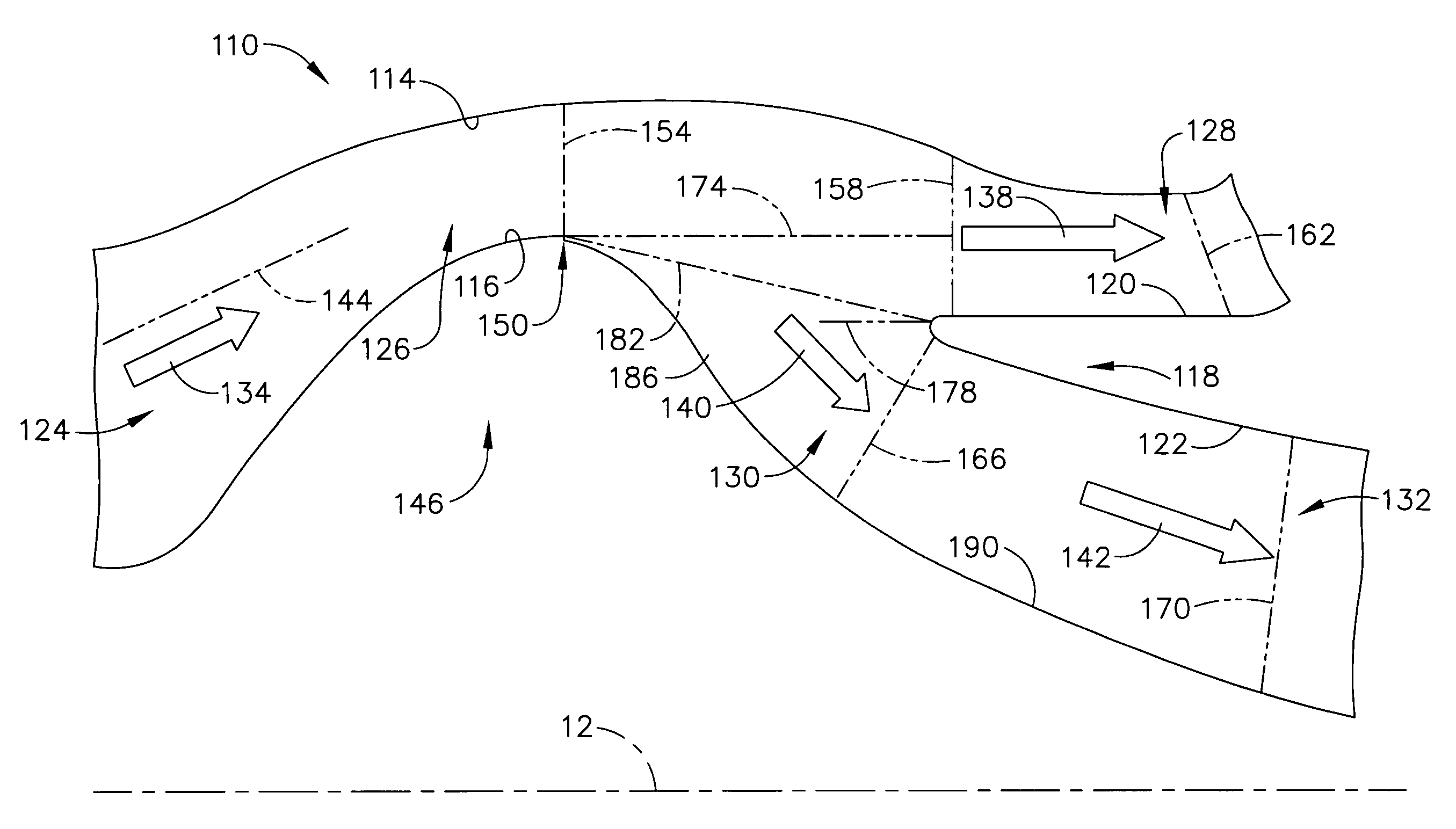 Particle separator using boundary layer control