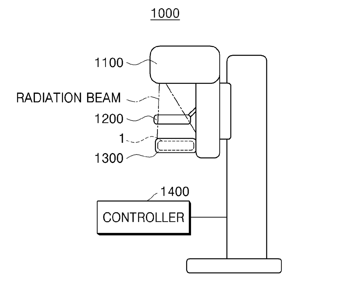 Radiation detector and radiography apparatus having the same