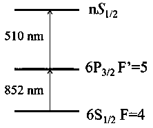 Rydberg-atom-based quantum antenna amplitude modulation wave receiving device and method