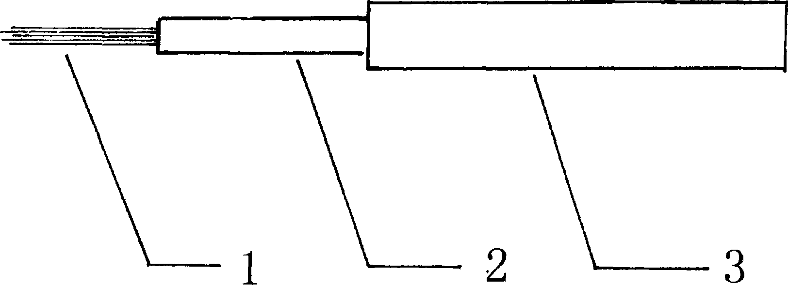 Optical cable strengthening core and manufacture method thereof