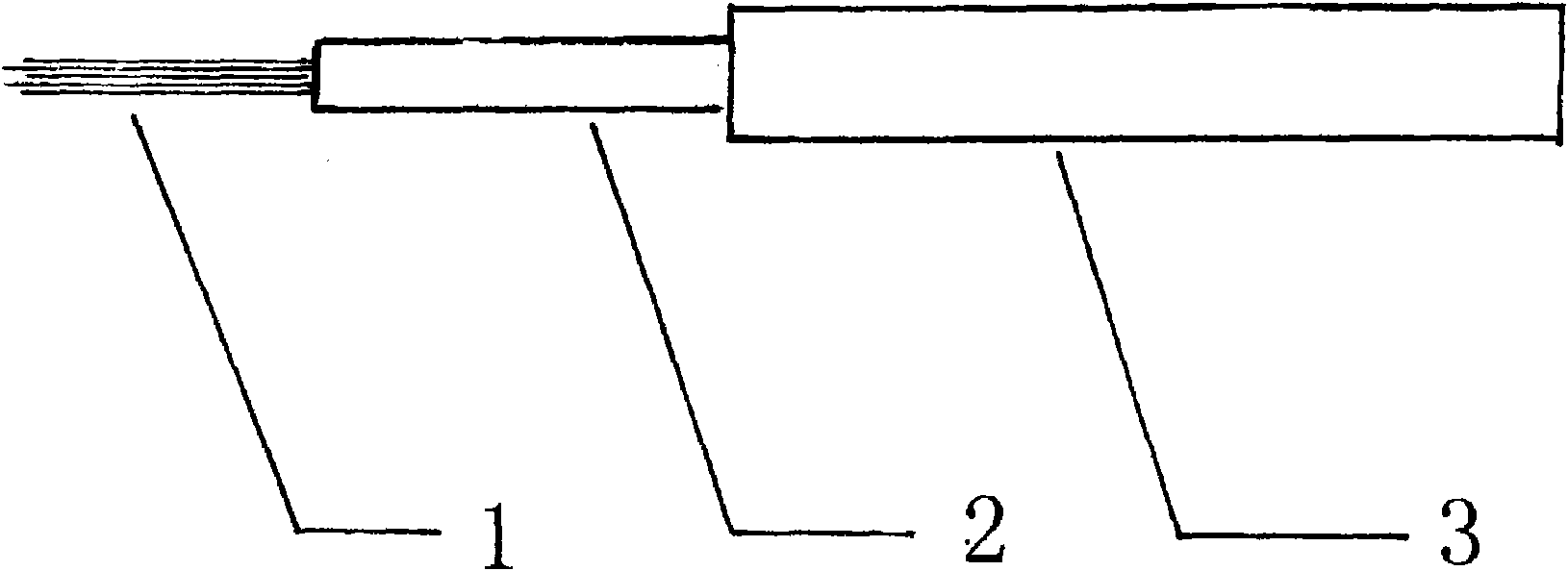 Optical cable strengthening core and manufacture method thereof