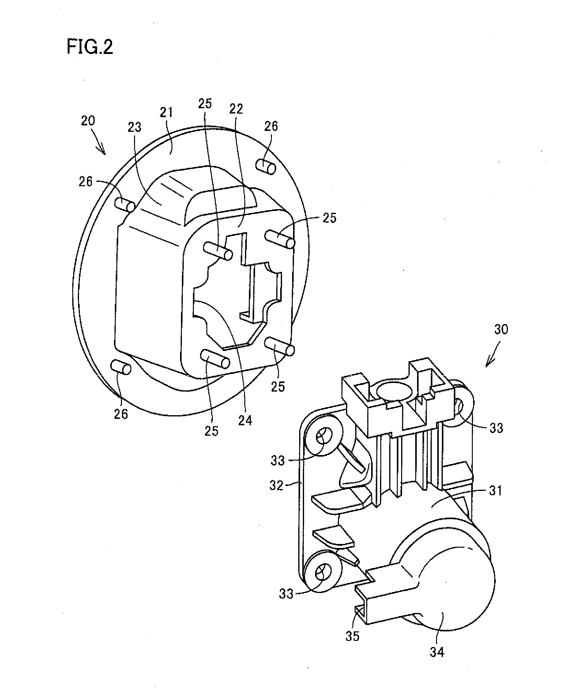 Vehicle charging unit