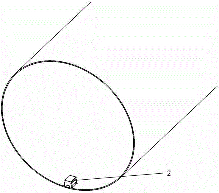 Furnace building method for rotary kiln tube body inner liner