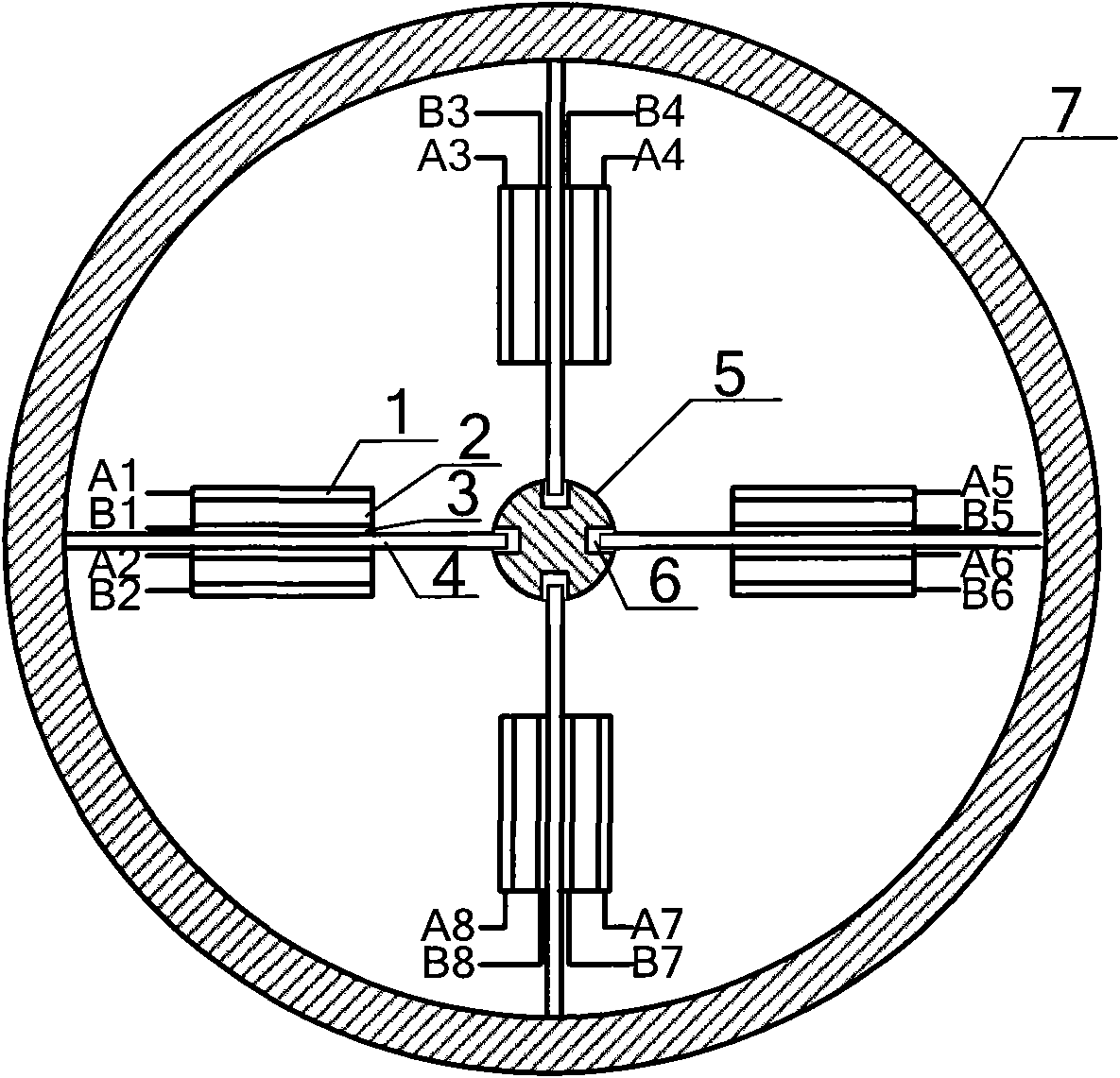 Marine instrument and meter power supply device based on sea wave energy capture