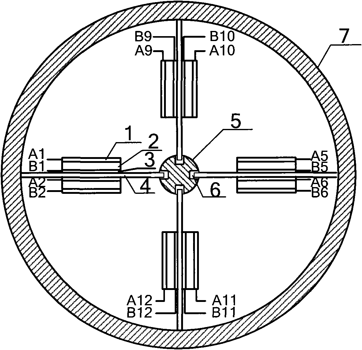 Marine instrument and meter power supply device based on sea wave energy capture