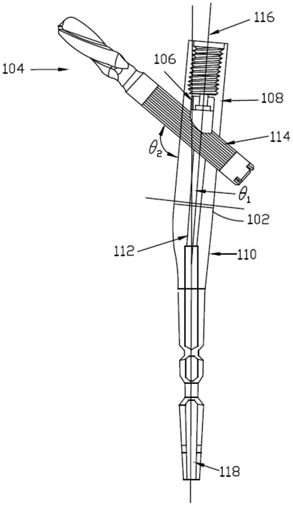 Fixing system used for femoral fracture