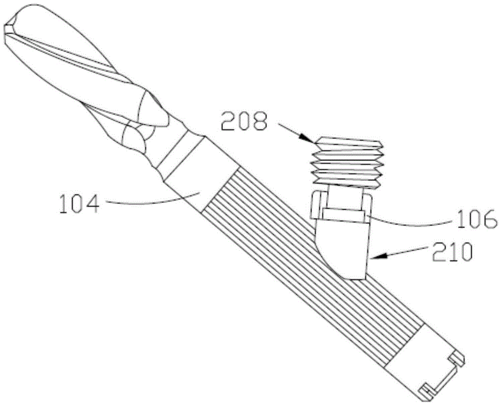 Fixing system used for femoral fracture