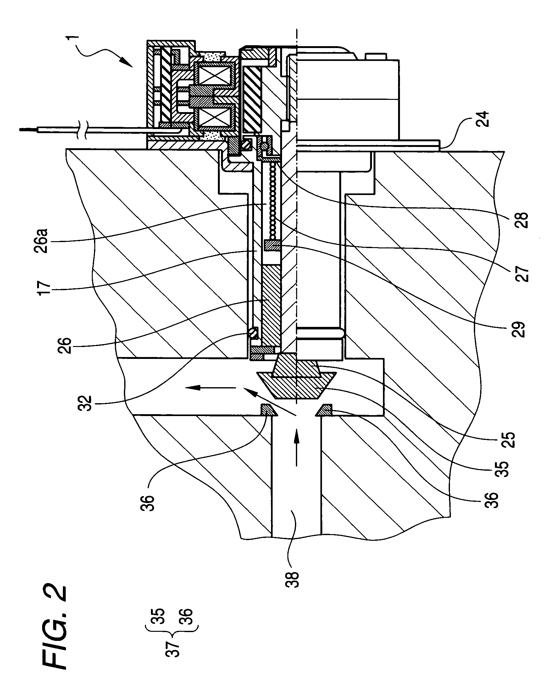 Actuator integrally provided with fail-safe function