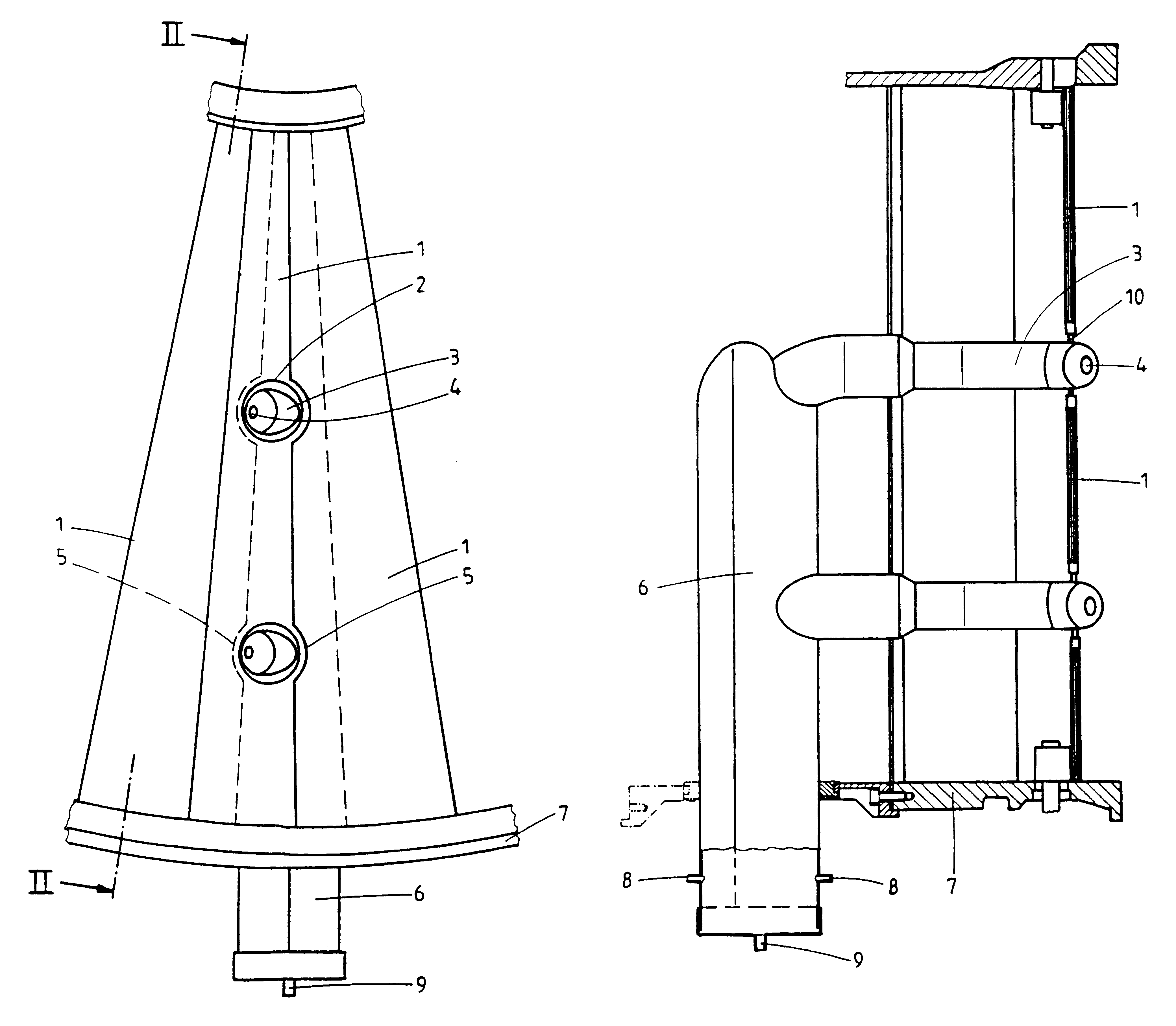 Fluidized bed apparatus having spray chamber with pivotal slats