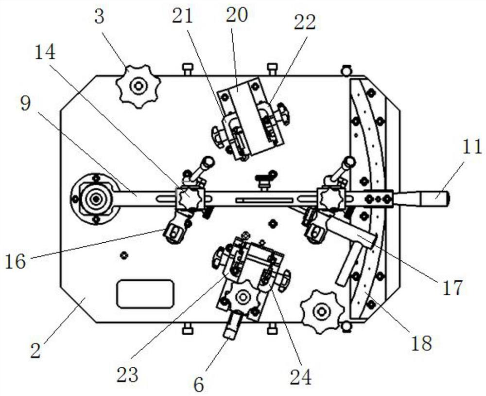 A jig for assembly of aero-engine sector block components